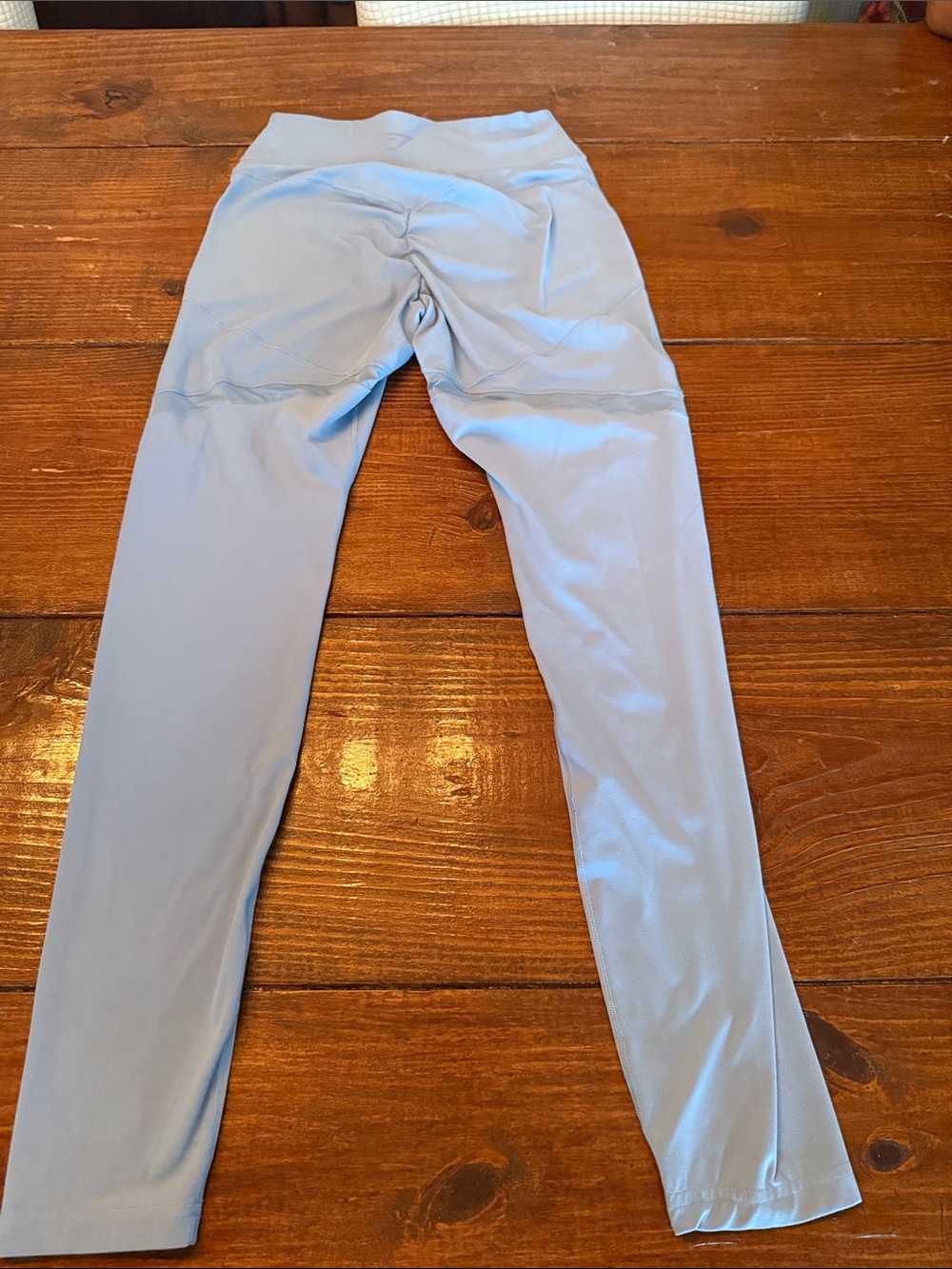 Womens Light Blue Active Leggings